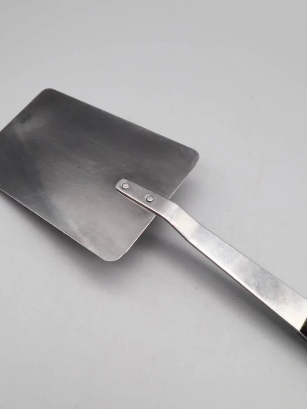 Vtg Imperial Ware Vanadium Stainless Steel & Wood Spatula Flipper Turner USA
